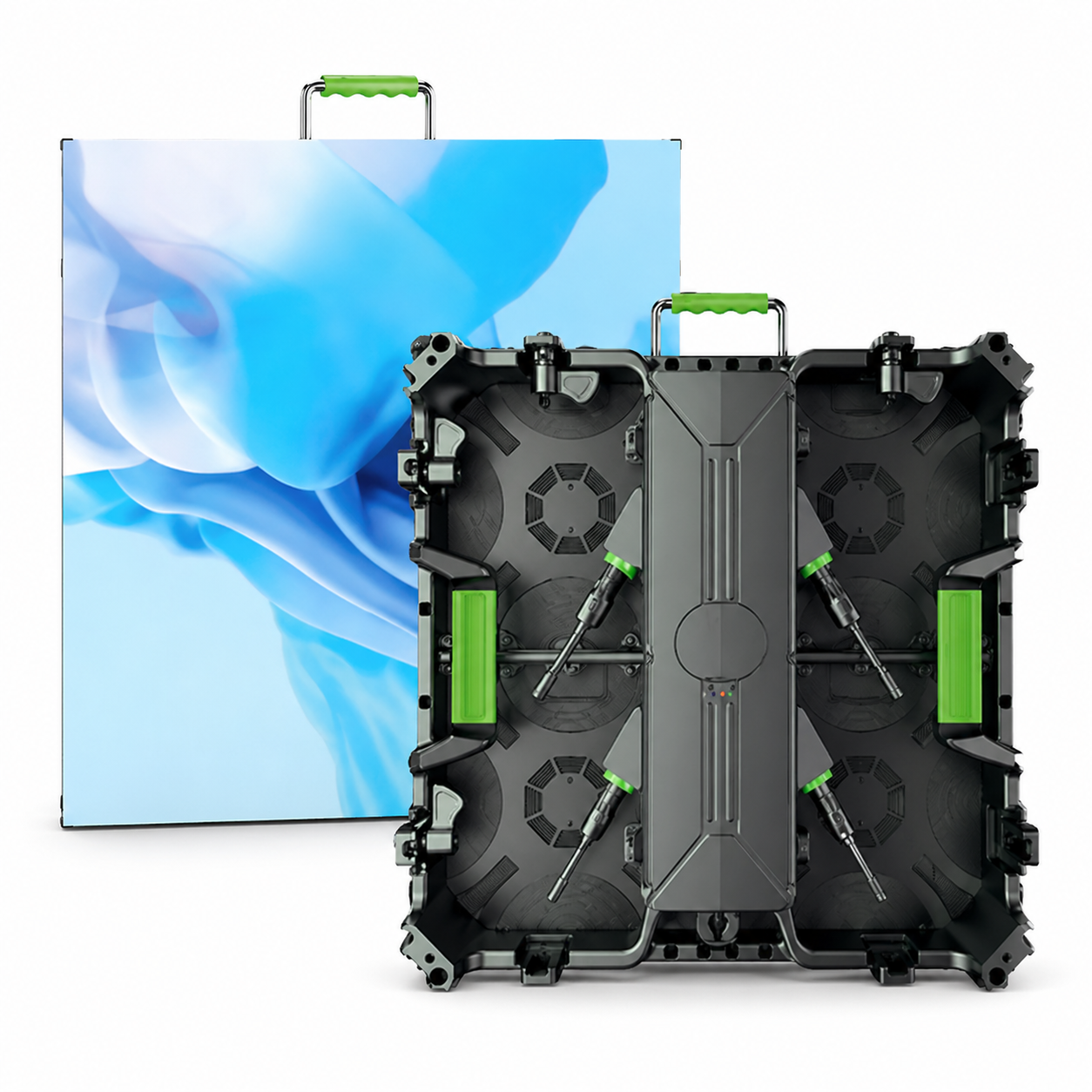 Painel LED Externo SMD2121 500x500mm IP43 Pixel Pitch 3.91mm